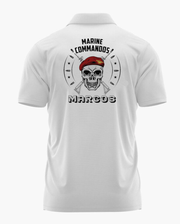 Indian Navy MARCOS Customized White T-shirt - Image 2