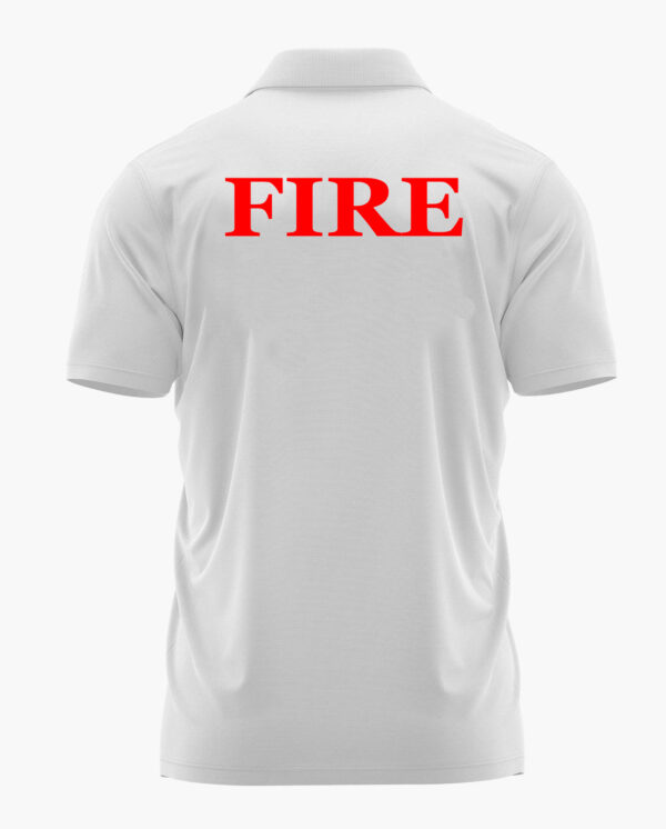 Fire Service Customized White Printed T-Shirt - Image 3